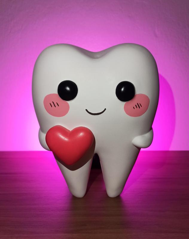 HAPPY TOOTH WITH HEART
