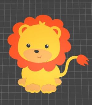 lion keychain