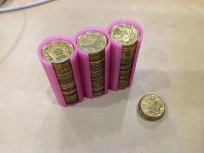 Singapore 5 cent holder