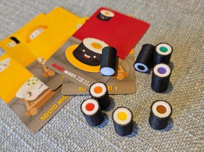 Sushi Go Party Sushi Roll Playing pieces