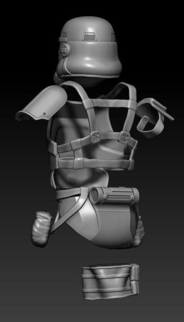 Medic Trooper Concept Full Size Prop STL Files 3D print model