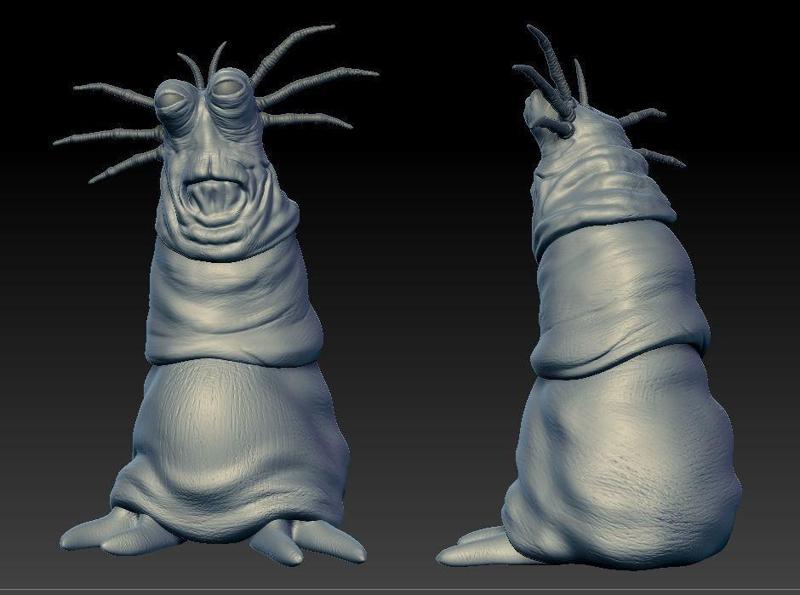 Klaud sculpture for one12 scale STL 3D print model