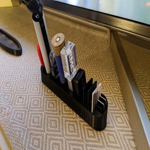Wide USB microSD SD organizer holder