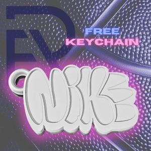 Bubble Nike Keychain