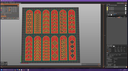 Ornate Pattern Bookmarks