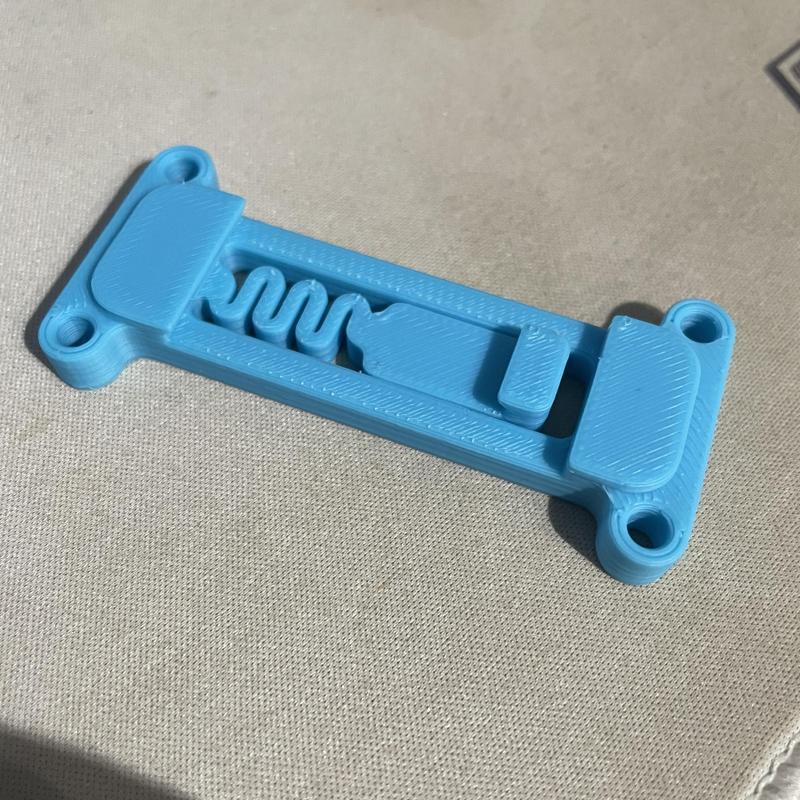 Raspberry Pi Zero 2 W Din Rail low profile Mount