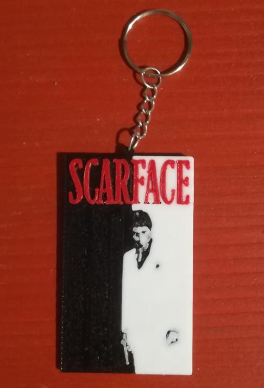 Scarface keychain