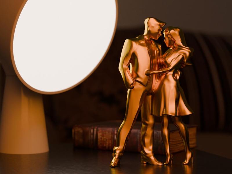 Clay Lovers Decor Sculpture