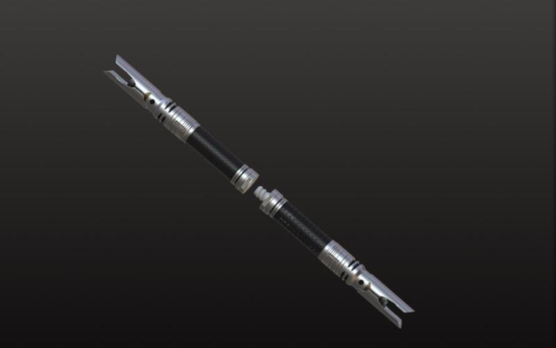 cal kastis lightsaber and dubble saber