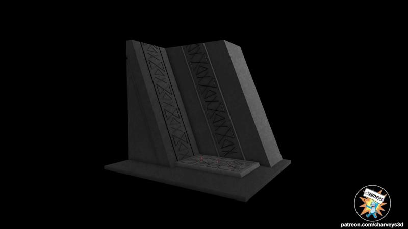 Star Wars Sith Temple Diorama for 3.75" and 6" figures