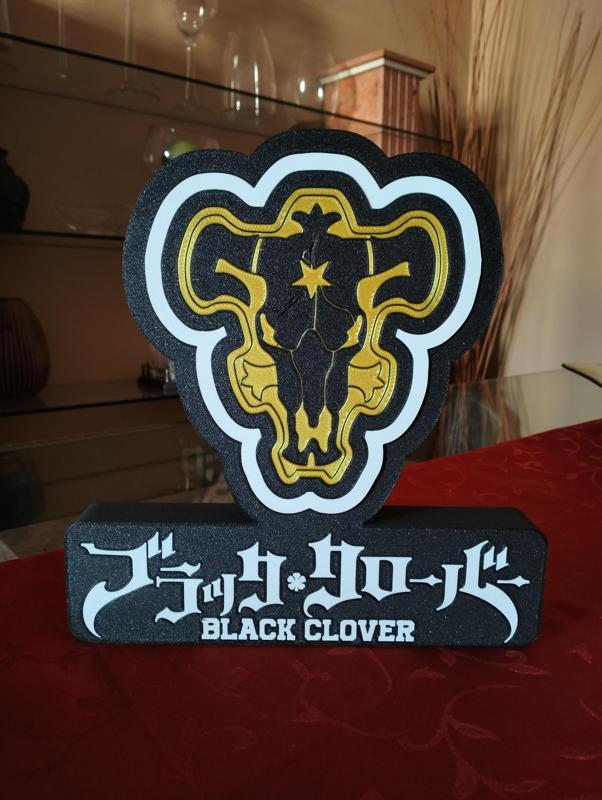 Black Clover Anime LightBox LED Light