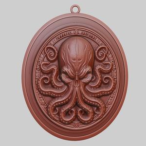 Octopus Animal Pendant Octopus Animal Necklace for CNC Router Laser & 3D Printer