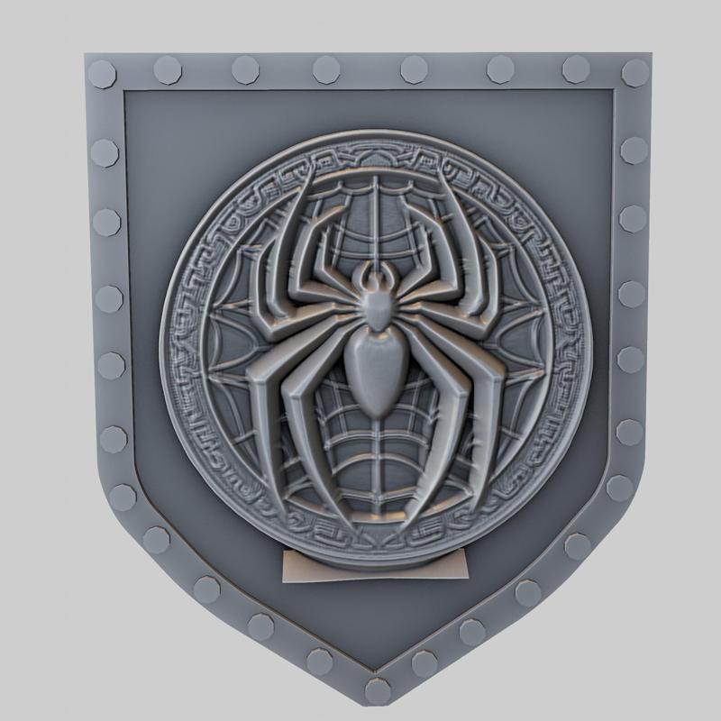 Spider Animal Wall Spider Animal Bust for CNC Router Laser & 3D Printer