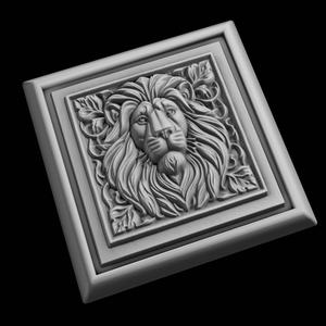 Lion Animal 3D Model for CNC Router Laser & 3D Printer