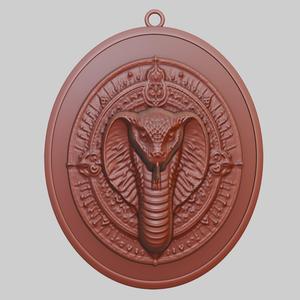 Snake Animal Pendant Snake Animal Necklace for CNC Router Laser & 3D Printer
