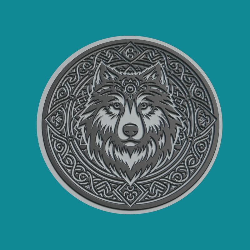 Wolf Medallion