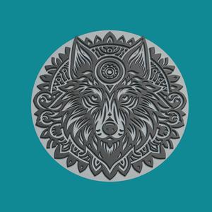 Wolf Print Model