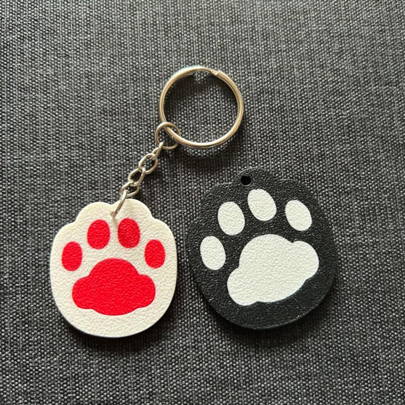 Cute Cat Paw Keychain