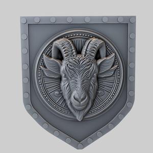 Goat Animal Wall Goat Animal Bust for CNC Router Laser & 3D Printer