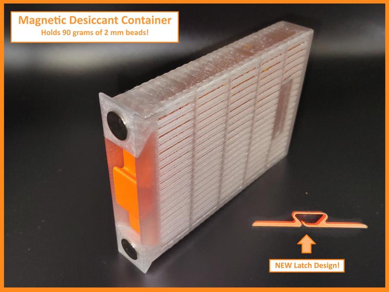Magnetic Desiccant Container with Cover