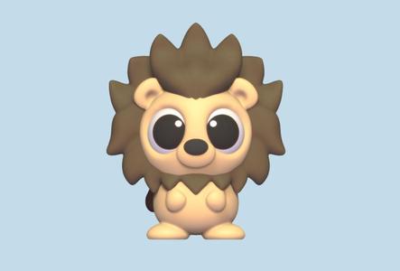 Lion Big Eyes
