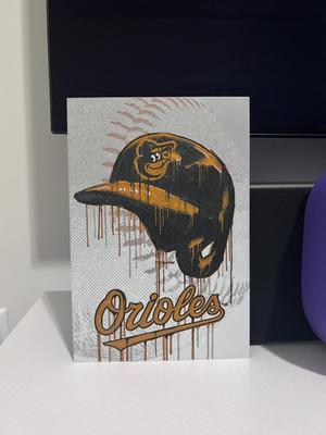 Baltimore Orioles Bleed Orange Poster
