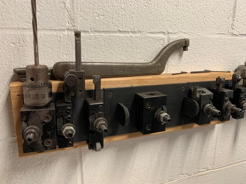 Lathe Tool Wall Rack (Accusize 250 Holders)