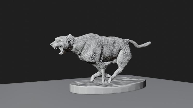 cheetah running stl