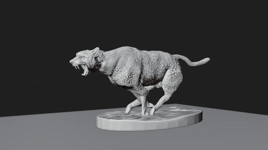 cheetah running stl