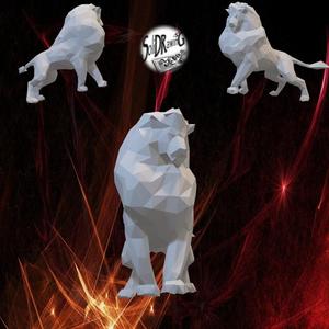 Lion Jungle King - LowPoly - SoliDRawinGs_0001