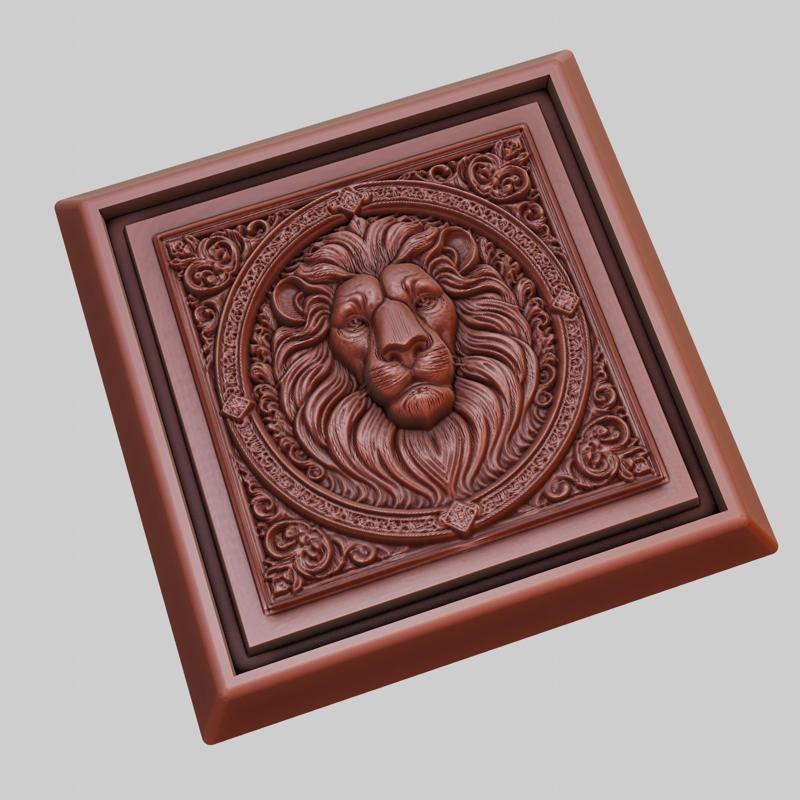 lion Animal 3D Model for CNC Router Laser & 3D Printer