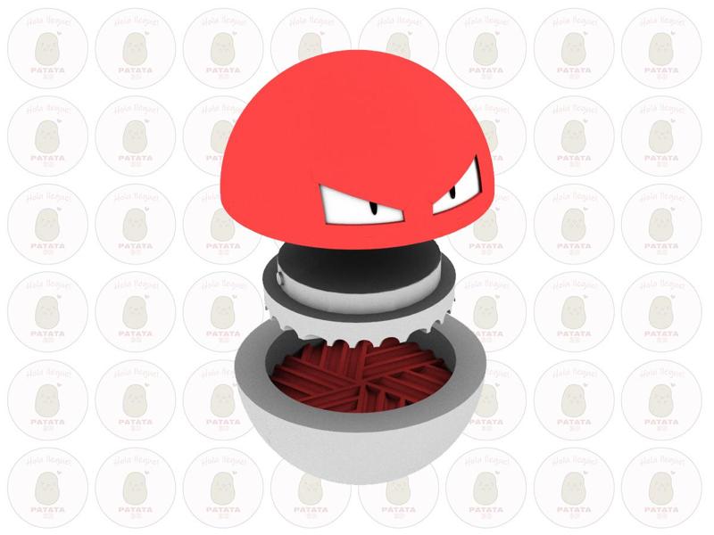 GRINDER MOLINILLO DESARMABLE VOLTORB XL + Lugar de guardado Flores