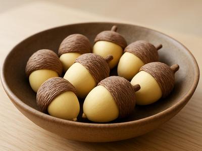 Mini Decorative Acorns / Autumn Decoration