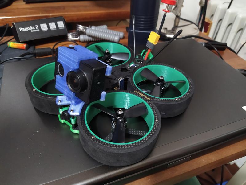 YI Action support ifligth cinewhoop 10°