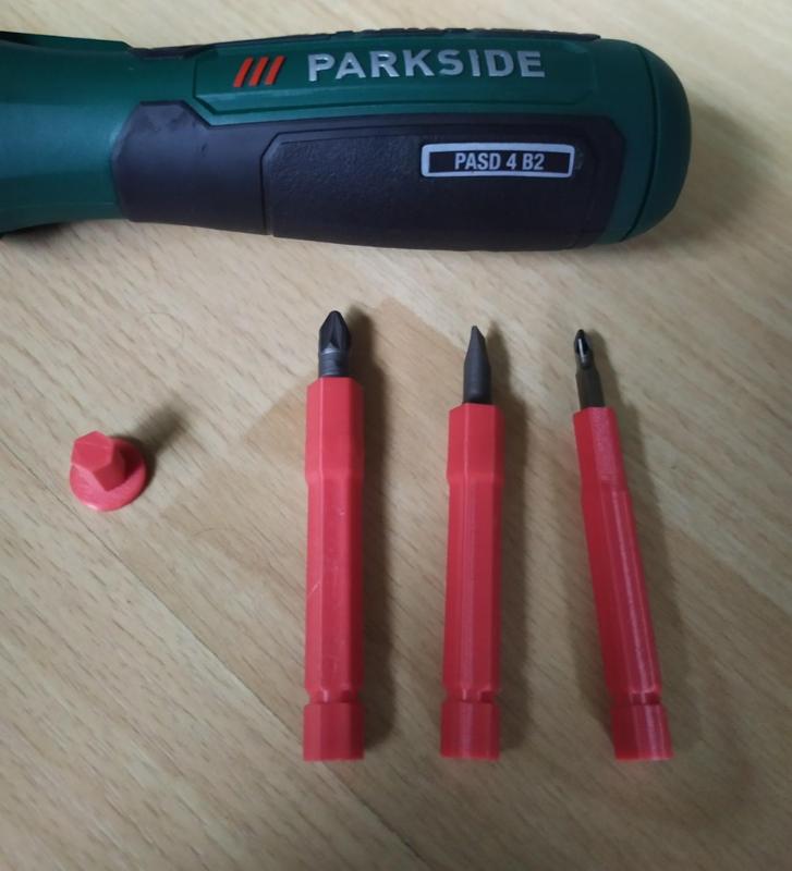 Bit Adapter 4 & 6 mm for Parkside PASD 4 B2 Cordless Screwdriver
