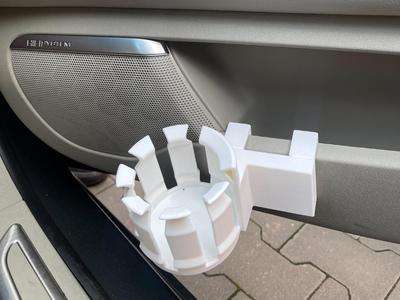 Car Door Cup Holder (Clip-On, No Seat Collision)