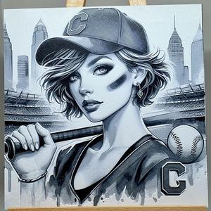 Ladies of Baseball: Cleveland Guardians #1