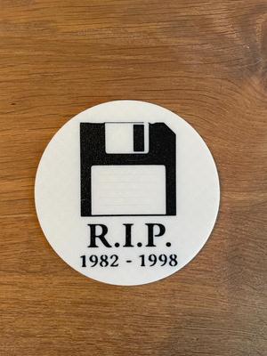Floppy Disk Coaster / Retro / Funny / Tech / gift