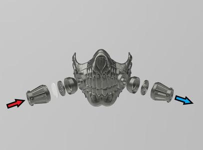 UPDATED Gambody 3M & HoneyWell Filter Accepting Immortan Joe Mask