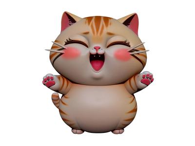 Yawning Cat