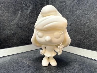 Smurfette character for hand coloring