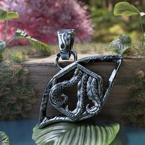 Octopus pendant - 3D Jewelry model