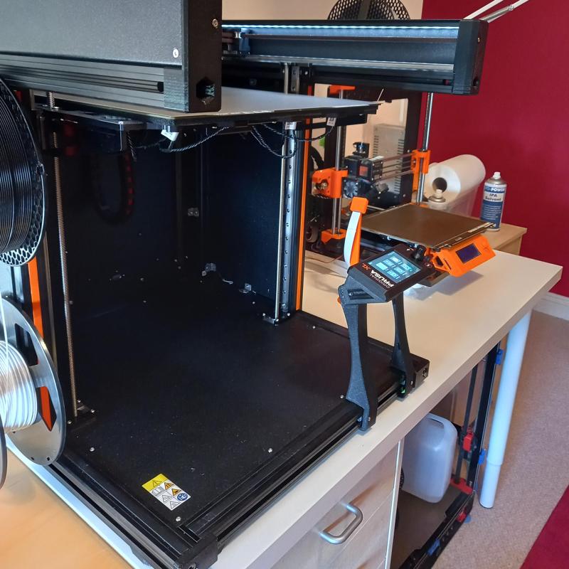 Prusa XL Raised LCD Mount (Parametric)