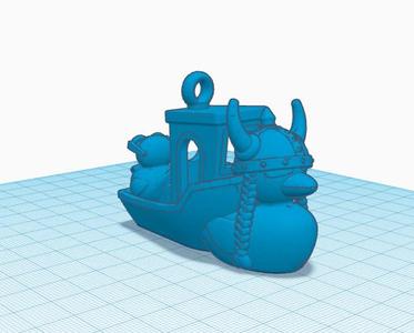 Duck Benchy Keychain