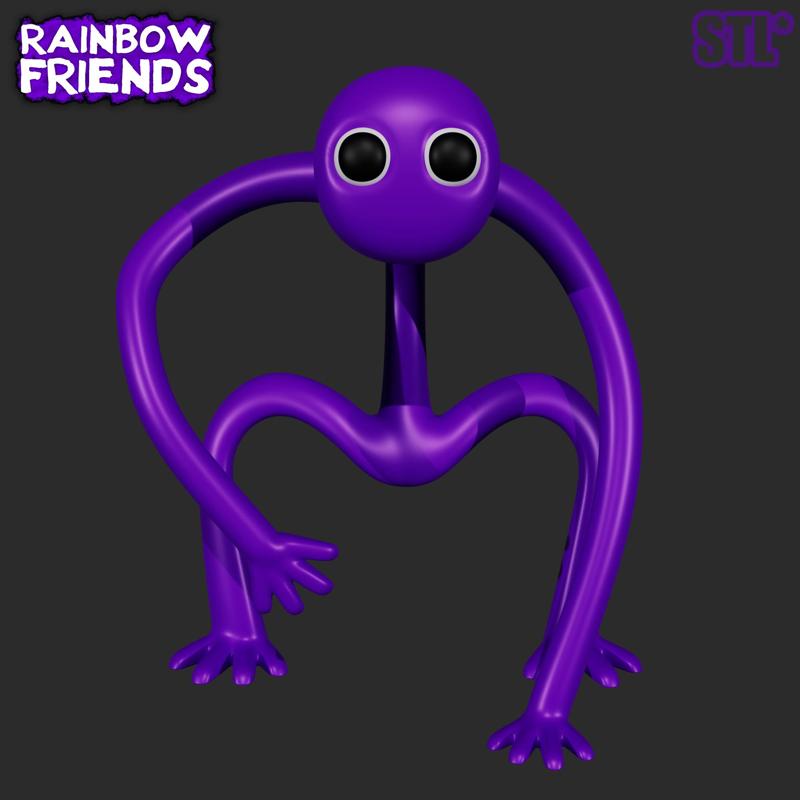 PURPLE FROM ROBLOX RAINBOW FRIENDS | 3D FAN ART