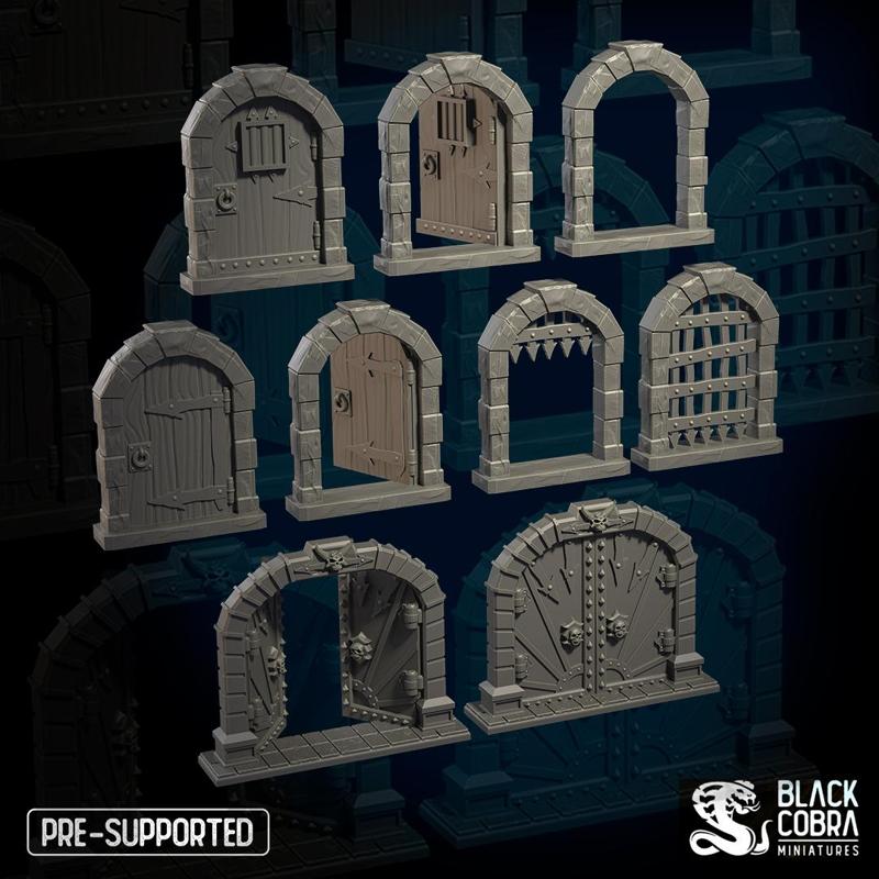 Door Set for Dungeons Crawlers