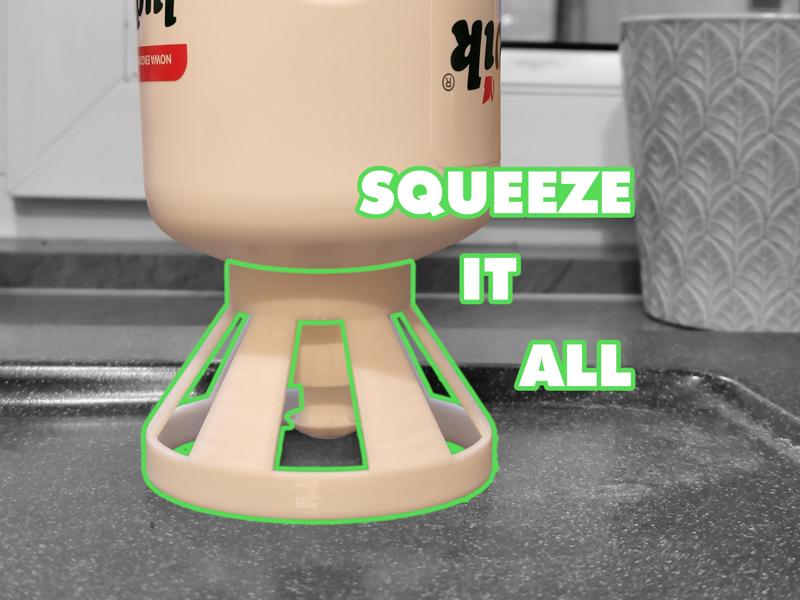 Dish soap bottle holder