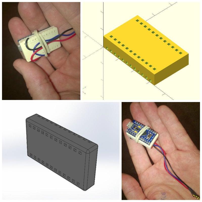 Custumizable solderless wire termination with pin headers