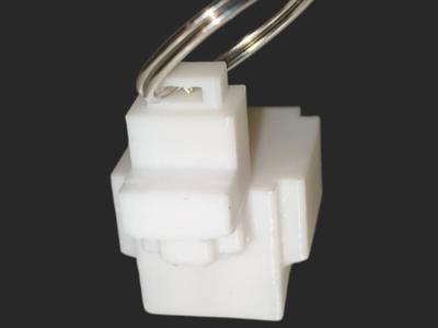 Minecraft Chicken Keychain