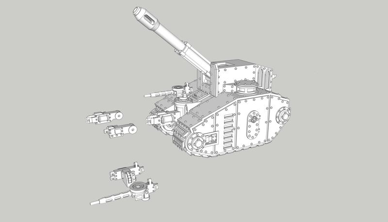 Imperial Mobile Siege Artillery Tank Mk2